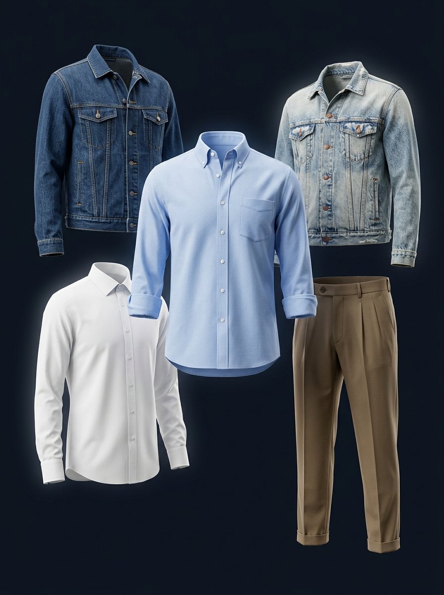 Woven Garments - Denim Jackets, Shirts, Trousers