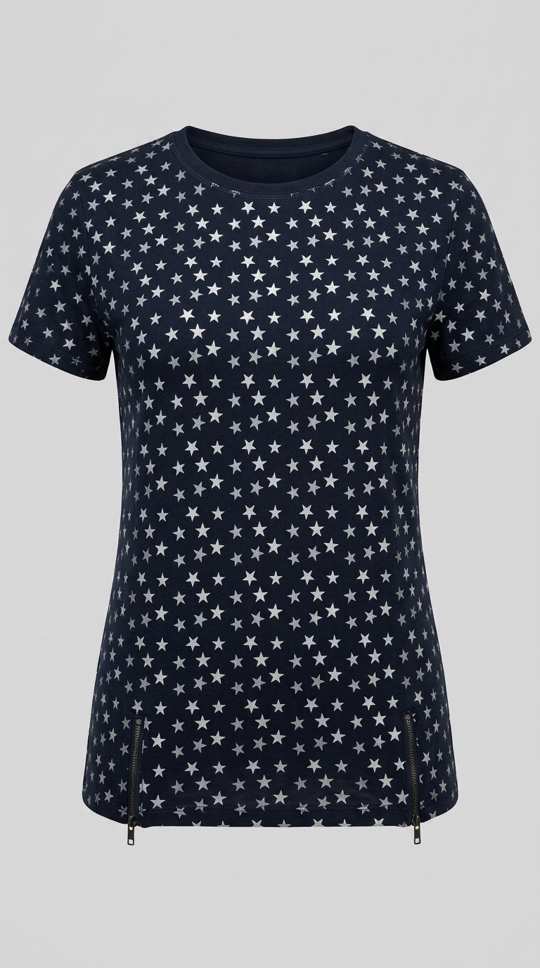 Women's Star Print T-Shirt