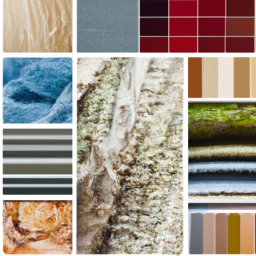 a collage of various fabric swatches oil 256x256 67678260