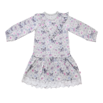 Super Adorable Girls 100% Viscose Aop Singlet Jersey Dress